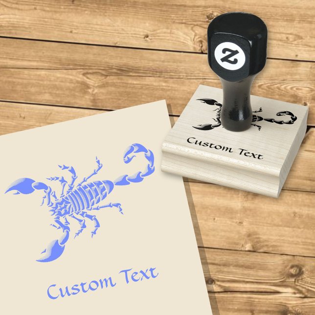 Blue Scorpion Rubber Stamp (Creator Uploaded)