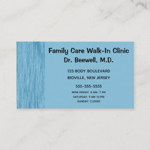 Blue Scratch Background Business Card