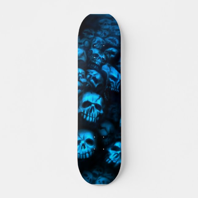 blue sculls skateboard (Front)