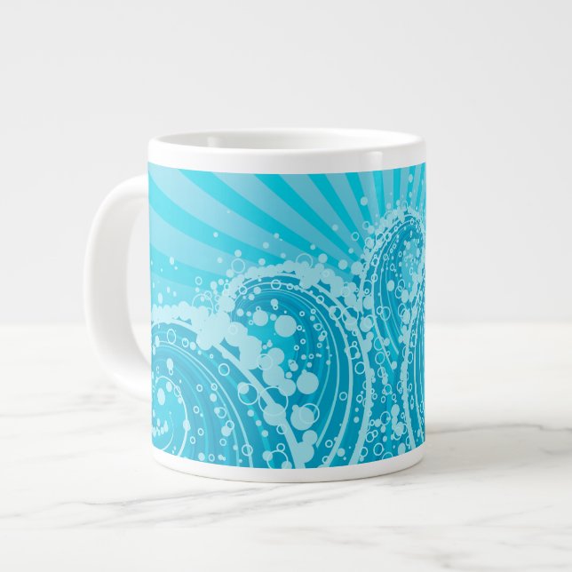 Blue Sea 1 Jumbo Mug Options (Front Left)