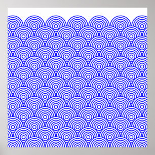 Blue sea breeze poster