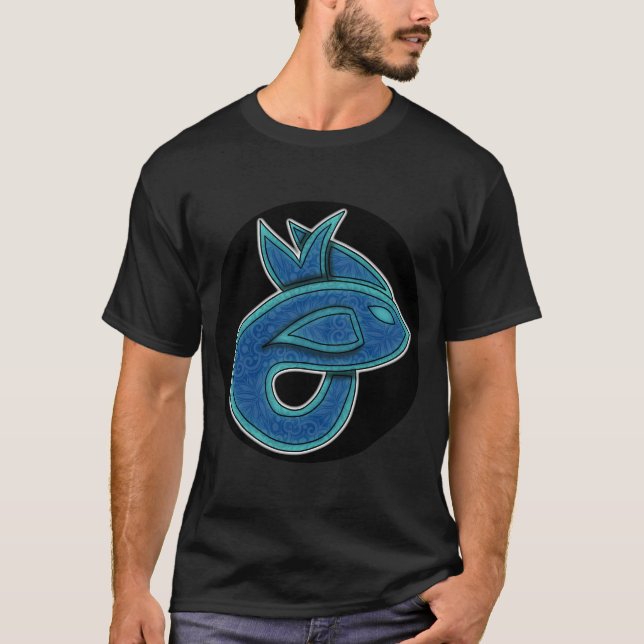 Blue Sea Fish T-Shirt (Front)