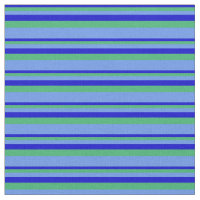 Blue, Sea Green, and Cornflower Blue Coloured