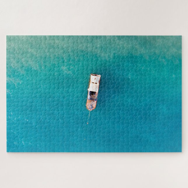 Blue Sea Jigsaw Puzzle (Horizontal)