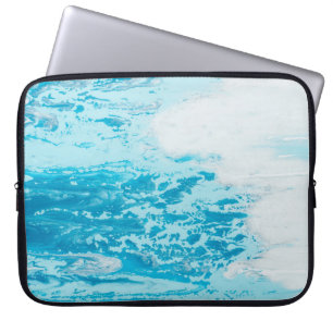 Blue sea laptop sleeve