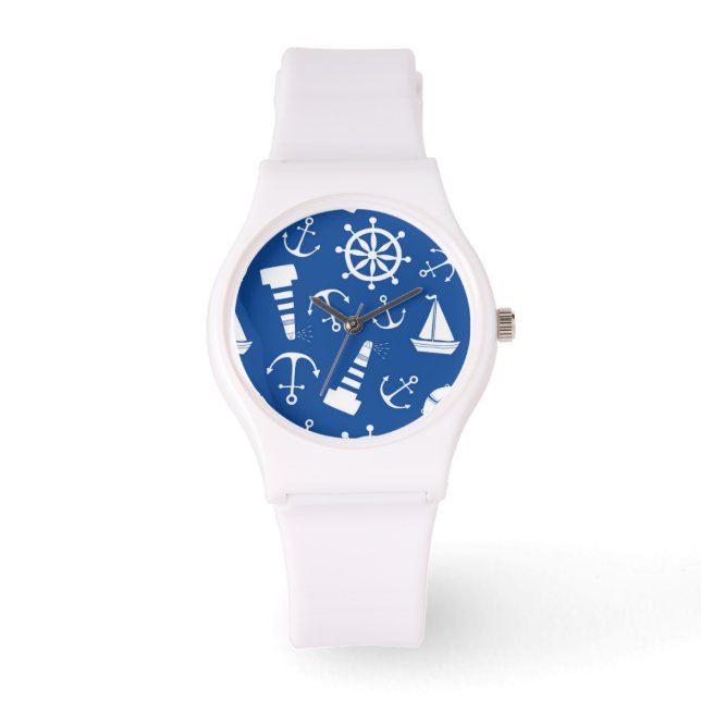 Blue Sea Pattern Watch (Front)