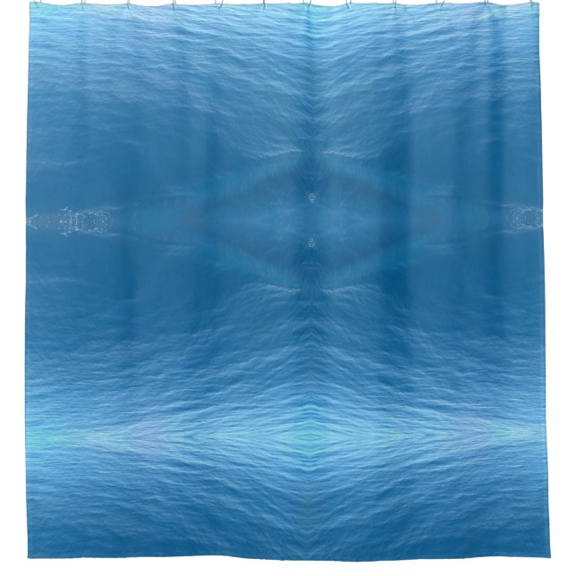 Blue Sea Shower Curtain (Front)