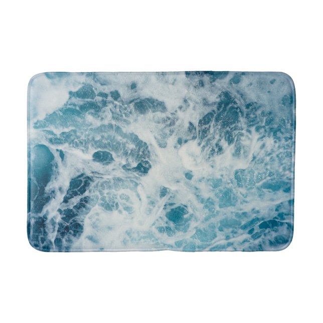 Blue Sea Water Bath Mat (Front)