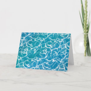 Blue sea Water Card