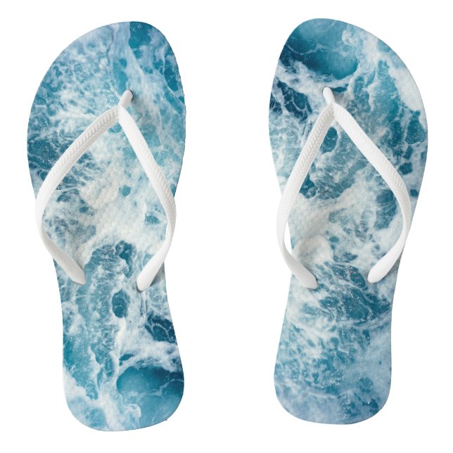 Blue Sea Water Jandals (Footbed)
