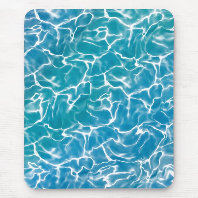 Blue Sea Water Mouse Pad (Front)