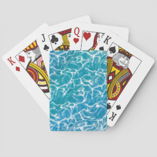 Blue Sea Water* Playing Cards