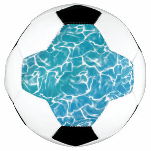 Blue Sea Water* Soccer Ball