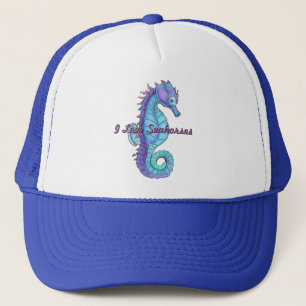 Blue Seahorse Hat