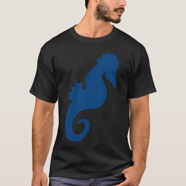 Blue Seahorse T-Shirt (Front)