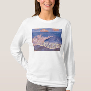 Blue seascape, Wave Effect, c.1893 T-Shirt
