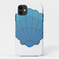 Blue Seashell Mosaic