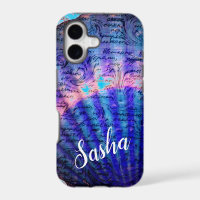 Blue Seashell Mystery Writing and your name