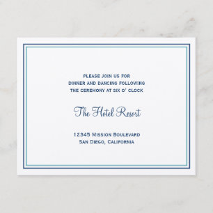 Blue seashell wedding wedding reception enclosure