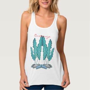 Blue Seaweed Algae Thunder_Cove Singlet