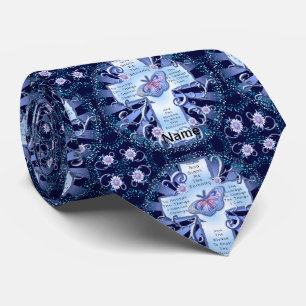 Blue Serenity Cross tie