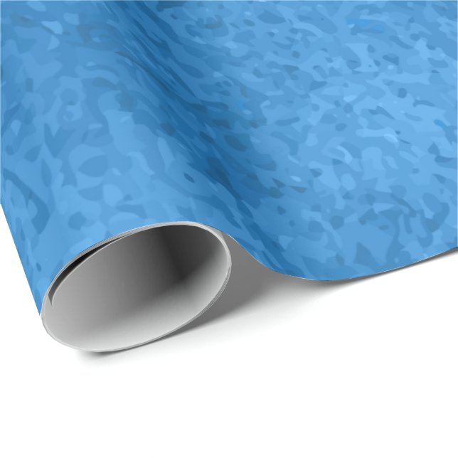 Blue Serenity – Watercolor Texture Wrapping Paper (Roll Corner)