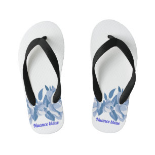 Blue shade together bath kid's jandals