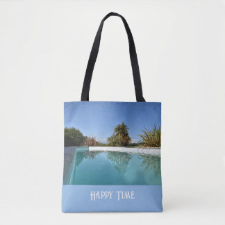 Blue Shades Latte Mug Tote Bag