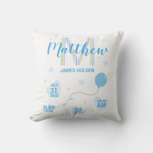 Blue Shades Newborn Design Cushion