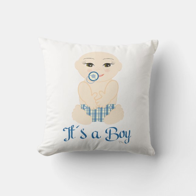 Blue Shades Newborn Design Cushion (Front)