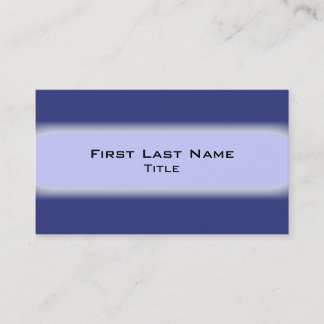 Blue shades professional simple business cards (Front)