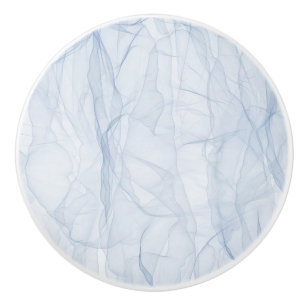 Blue Shadow Pattern Ceramic Knob