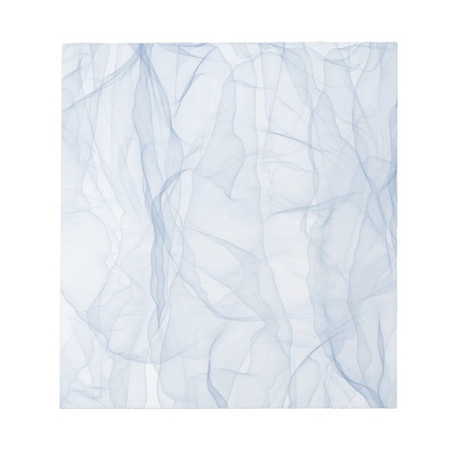Blue Shadow Pattern Notepad (Front)
