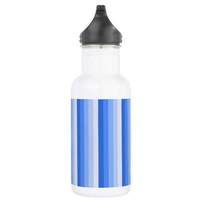 Blue shadow stripes 532 ml water bottle (Right)