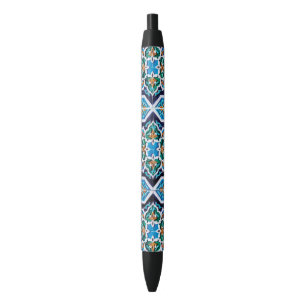 Blue Shamse Black Ink Pen