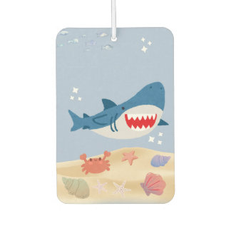 Blue shark car mat  car air freshener