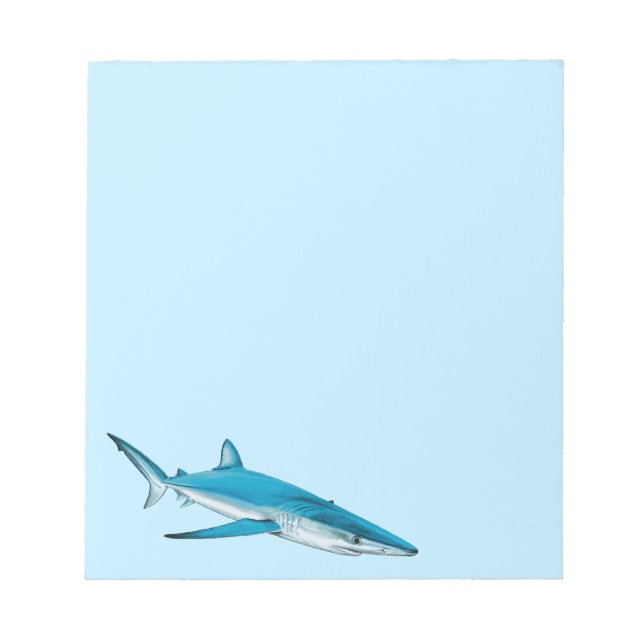 Blue Shark (Prionace glauca) Notepad (Front)