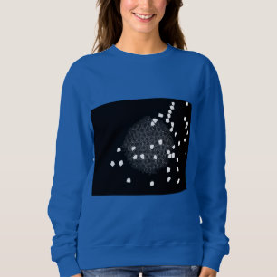 Blue Shattered Sweatshirt