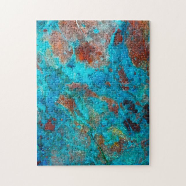 Blue Shattuckite Jigsaw Puzzle (Vertical)