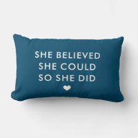 Blue She Believed She Could So She Did
