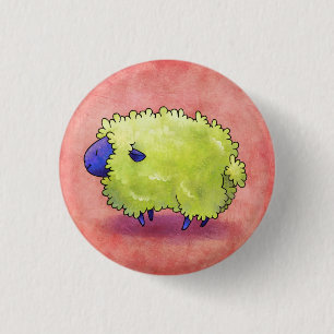 Blue Sheep Button