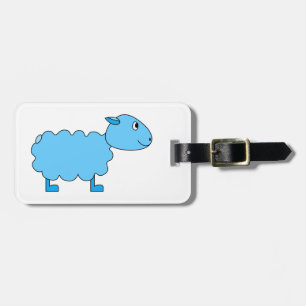 Blue Sheep. Luggage Tag