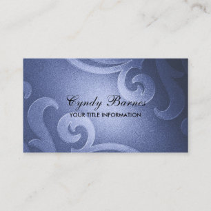 Blue Shimmer Business Card