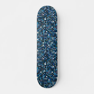 Blue Shimmer Skateboard