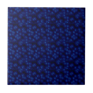 Blue shiny textured tile
