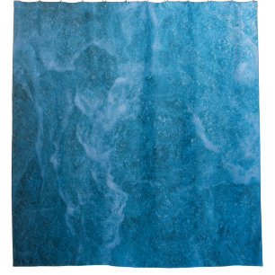 Blue Shower Curtain