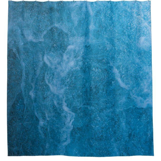 Blue Shower Curtain (Front)