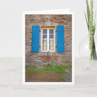 Blue Shutters Card