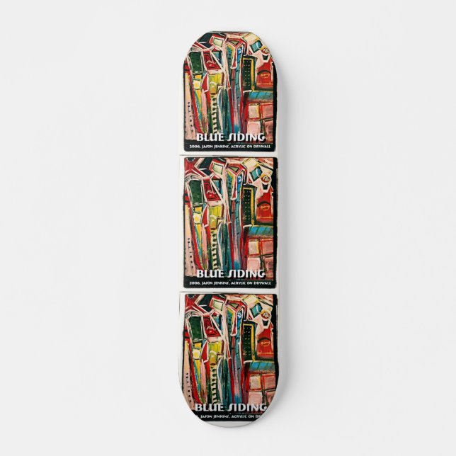 BLUE SIDING SKATEBOARD (Front)