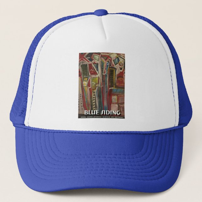 blue siding trucker hat (Front)